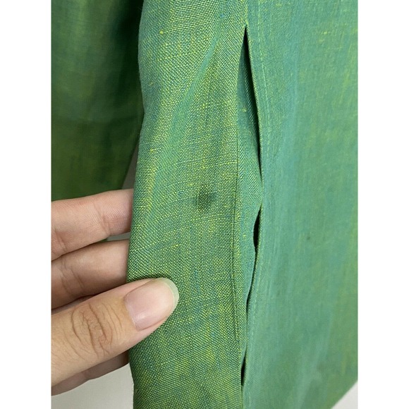 ESCADA Margaretha Ley 100% Linen Iridescent Blazer - Picture 4 of 7